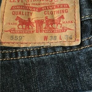 Levi's Relaxed Fit Jeans in Deep Blue